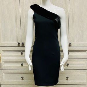 MICHAEL KORS ONE SHOULDER COCKTAIL DRESS